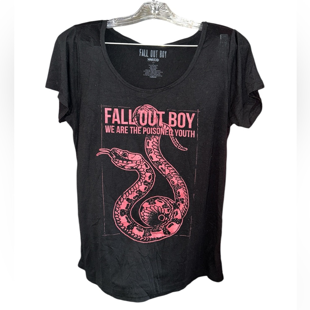 Fall Out Boy We Are The Poisoned Youth Graphic T-Shirt Size Large